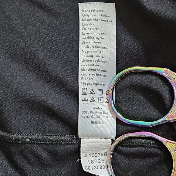 Spanx Tank Top Womens 3X  Black 10039R Shapewear Sleeveless Hourglass Silhouette - Picture 10 of 11